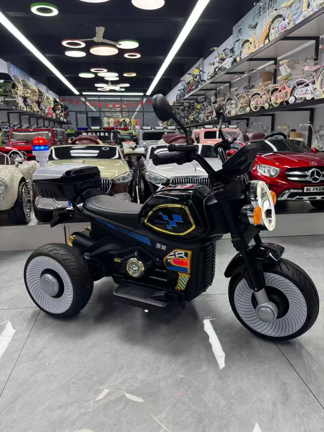 Trending Kids Electric Police Motorbike Models