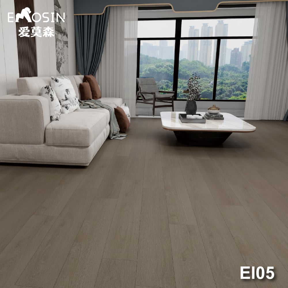 Black dark grey oak laminate flooring