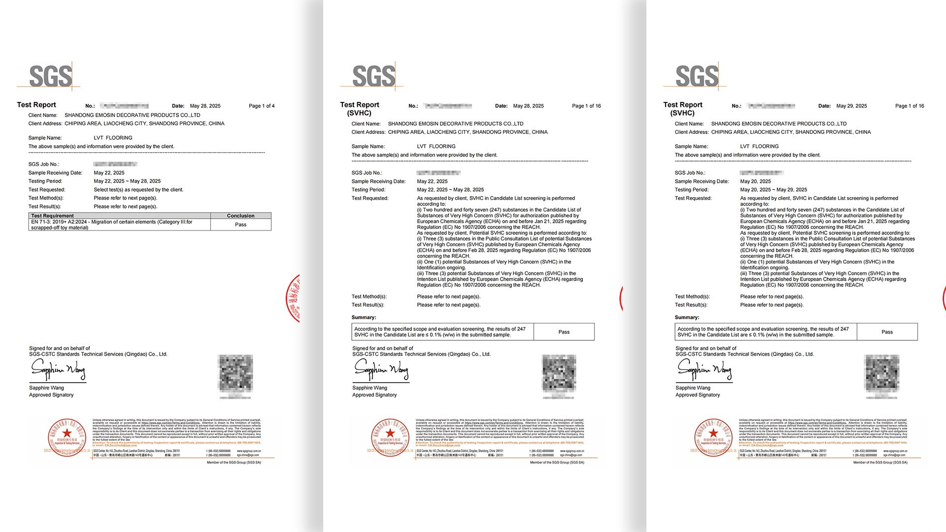LVT Floor Inspection Report LVT Floor Inspection Report