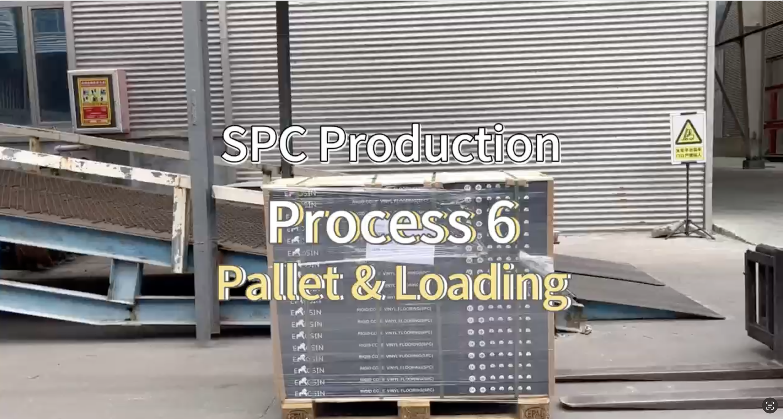 6_Efficient Palletizing & Loading in SPC Flooring Production_Emosin Flooring Factory