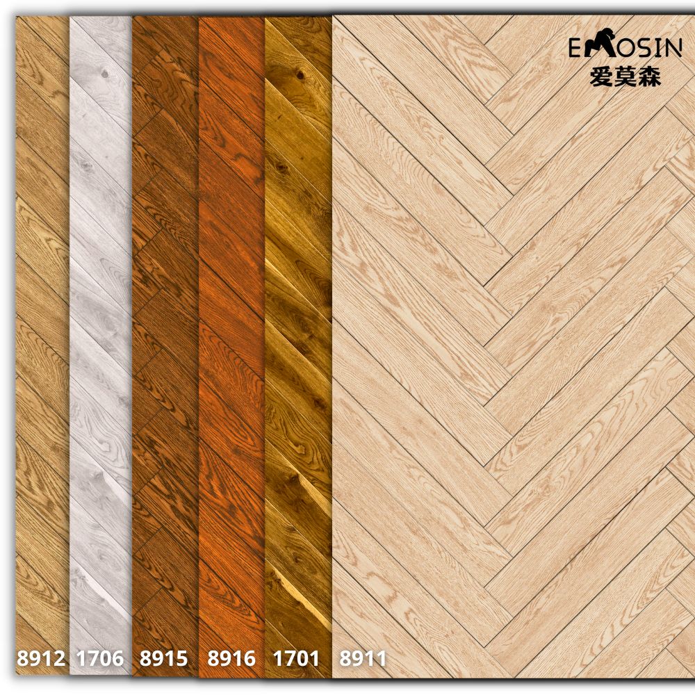 Herringbone laminate flooring