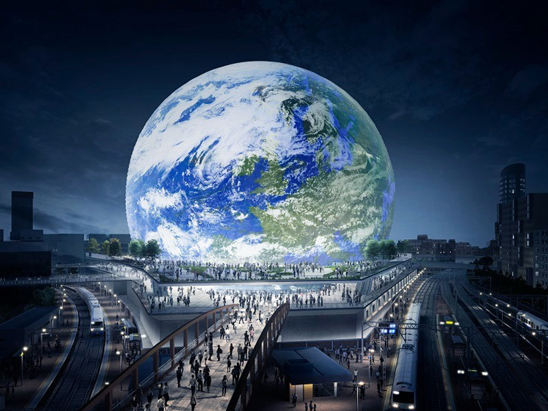 Sphere LED Display Uobličavlja Prostorne Vizualne Iskustva