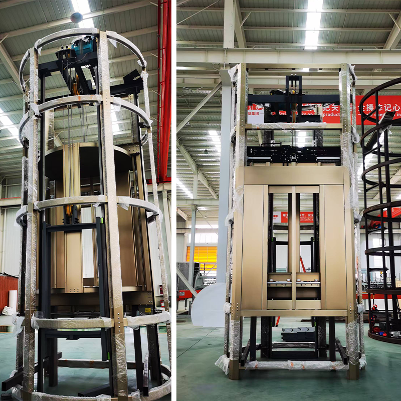 UAE Round Villa Elevator: Customized Semi-circular and Oval Elevator Cars