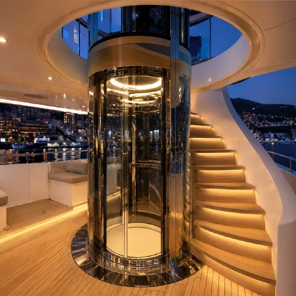 UAE Project Circular Elevator on Ship