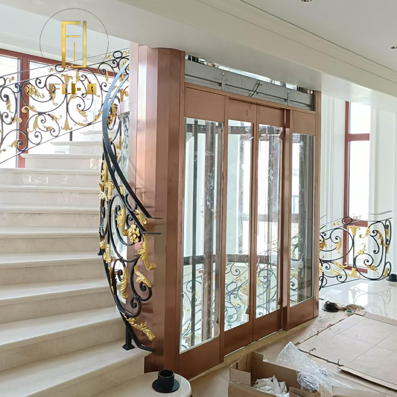 Semi-Circular Home Elevator