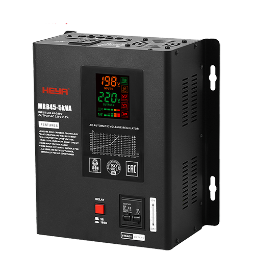 Wall Mounted 5KVA 220V AVR Single Phase Estabilizador De Voltage Automatic Regulators Stabilizers AVR 4000-5000W