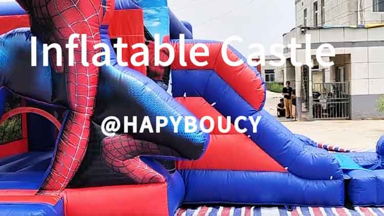 Combo scivolo gonfiabile Spider-Man