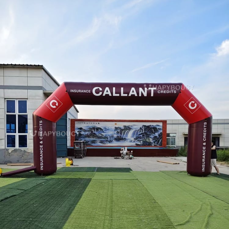 Customized Giant Red Arch For Rental And Family
