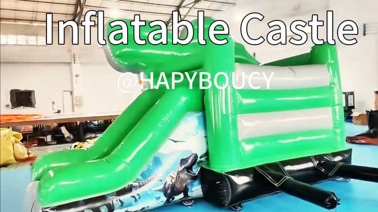 Dinosaur inflatable trampoline