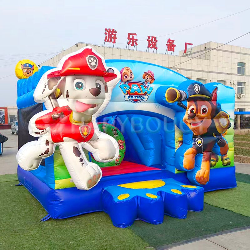 Soláthairtí Páirtí Dúnta Imbolgtha Tráidhalaí Caisleáin Léim an Mhadra Paw Patrol le haghaidh Díola
