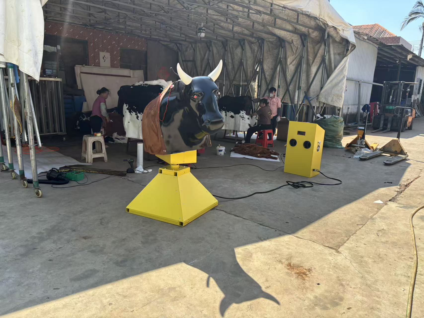 Eseguire l'ispezione del Toro Meccanico Gonfiabile prima dell'imballaggio