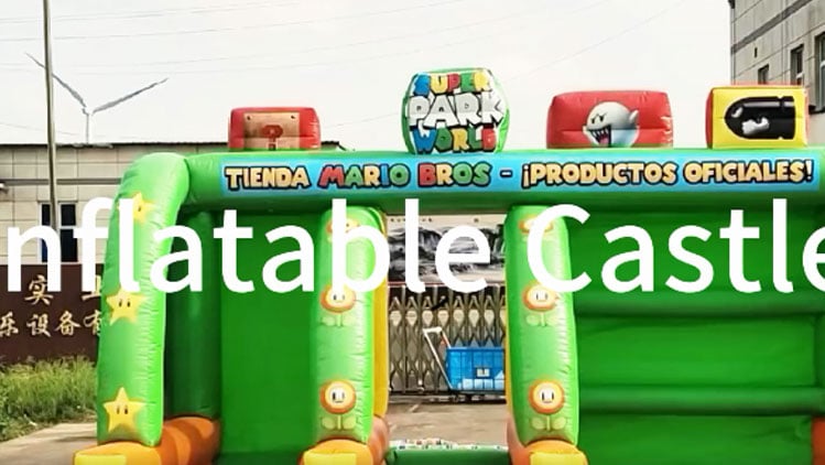 Castello gonfiabile Super Mario Bros