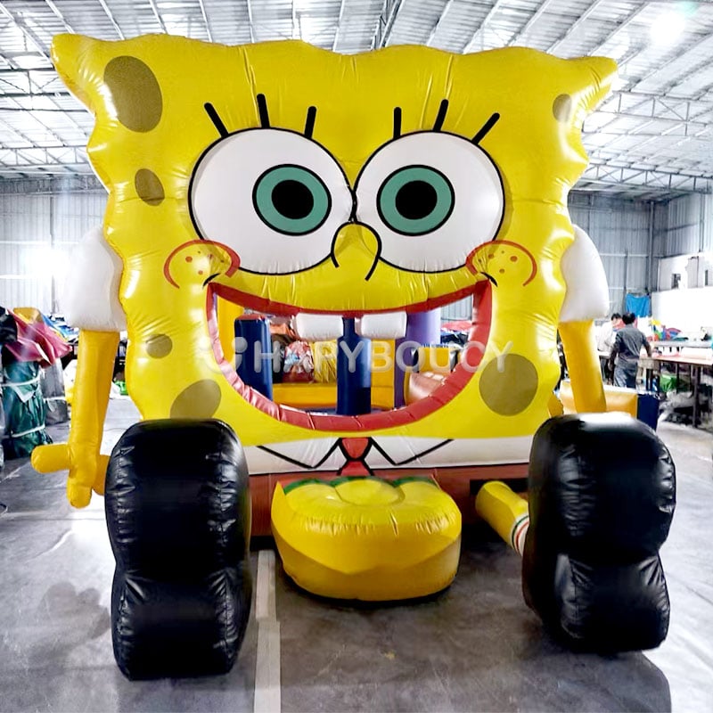 Puipuia le pito i luga o le Spongebob - Fale puipuia o le tamaiti - Pali maualuga i le pito i luga