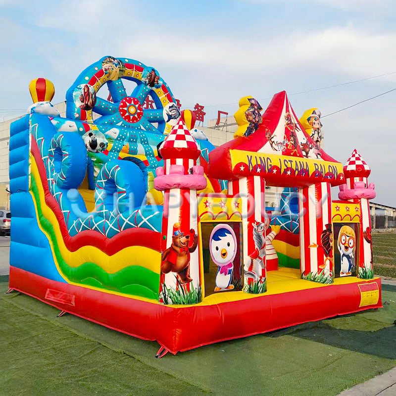 Factory Ferris Wheel Playground Commercial Inflatable Bouncer Circus Bounce House Clown Jumping Castle