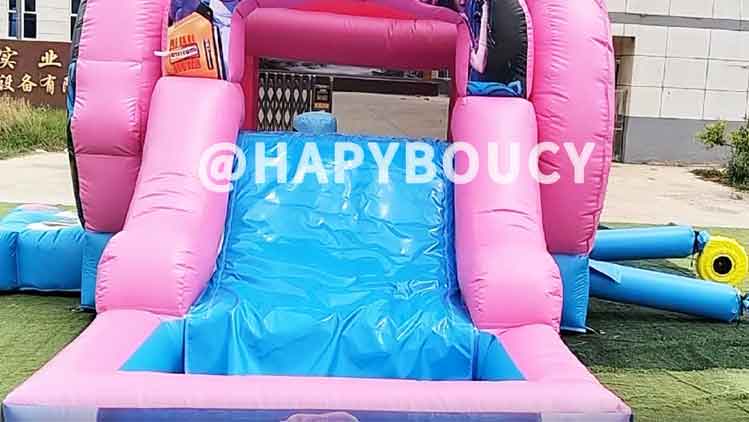 K-Popinflatable trampoline with ball pool combo 