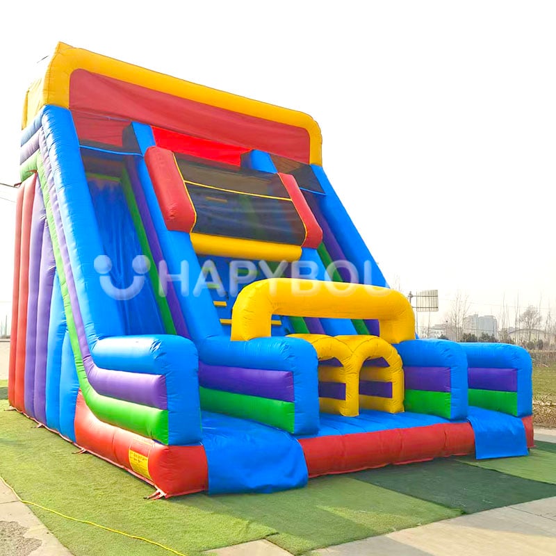 Faitau Malosi Rock Climb Mama’i Leai Se Vaituloto Inflatable Fesootaiga Faaopoopo Vertical Rush Slide Factory Bounce House
