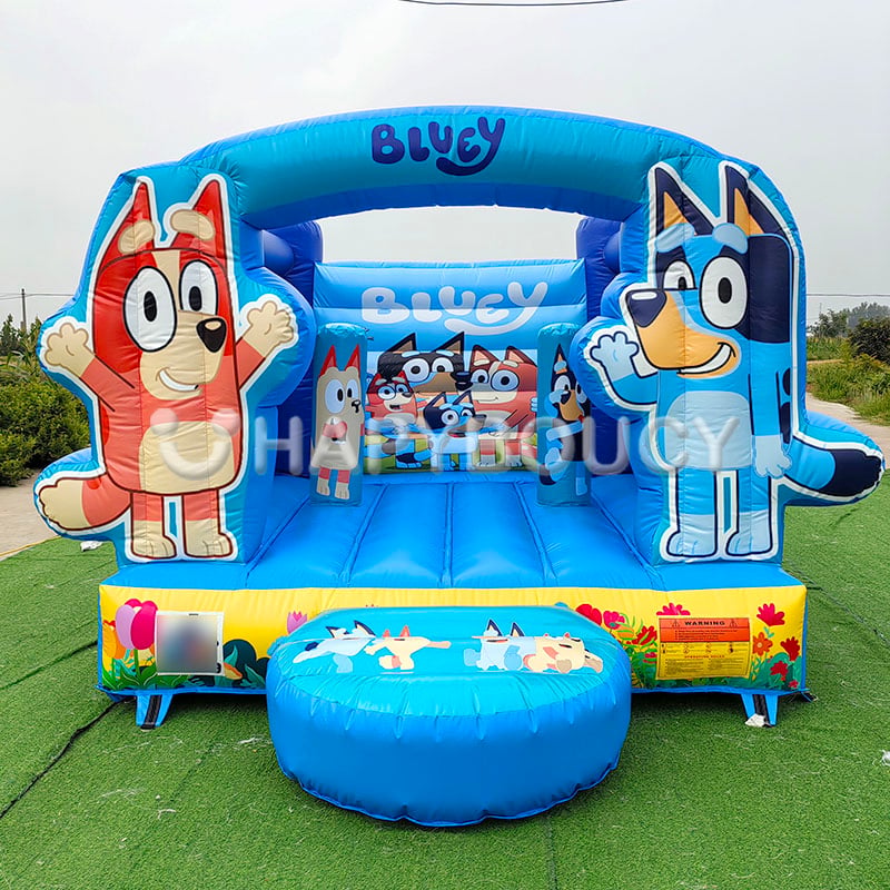 Toddler Inflatable Bluey Jumper Party Rentals Jumping Castle Bluey Bounce House for Kids