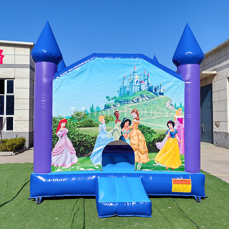 Commercial Bouncy Castle Grade Pvc House Bounce House Inflatable Princess Theme Pink Inflatable Jumper for Girl