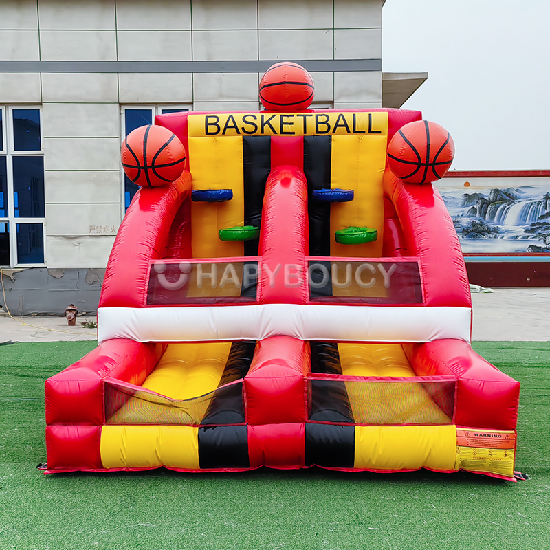 Shooting Basketball Inflatable Game for Adults Inflatable Basketball Game for Children Inflatable Basketball Game with Blower