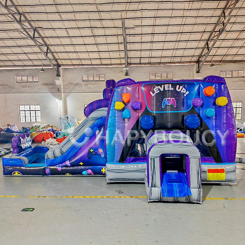 Controlador de Jogo Inflável Castelo Pula-Pula Fabricante de Vídeo Game Casa Pula para Festa