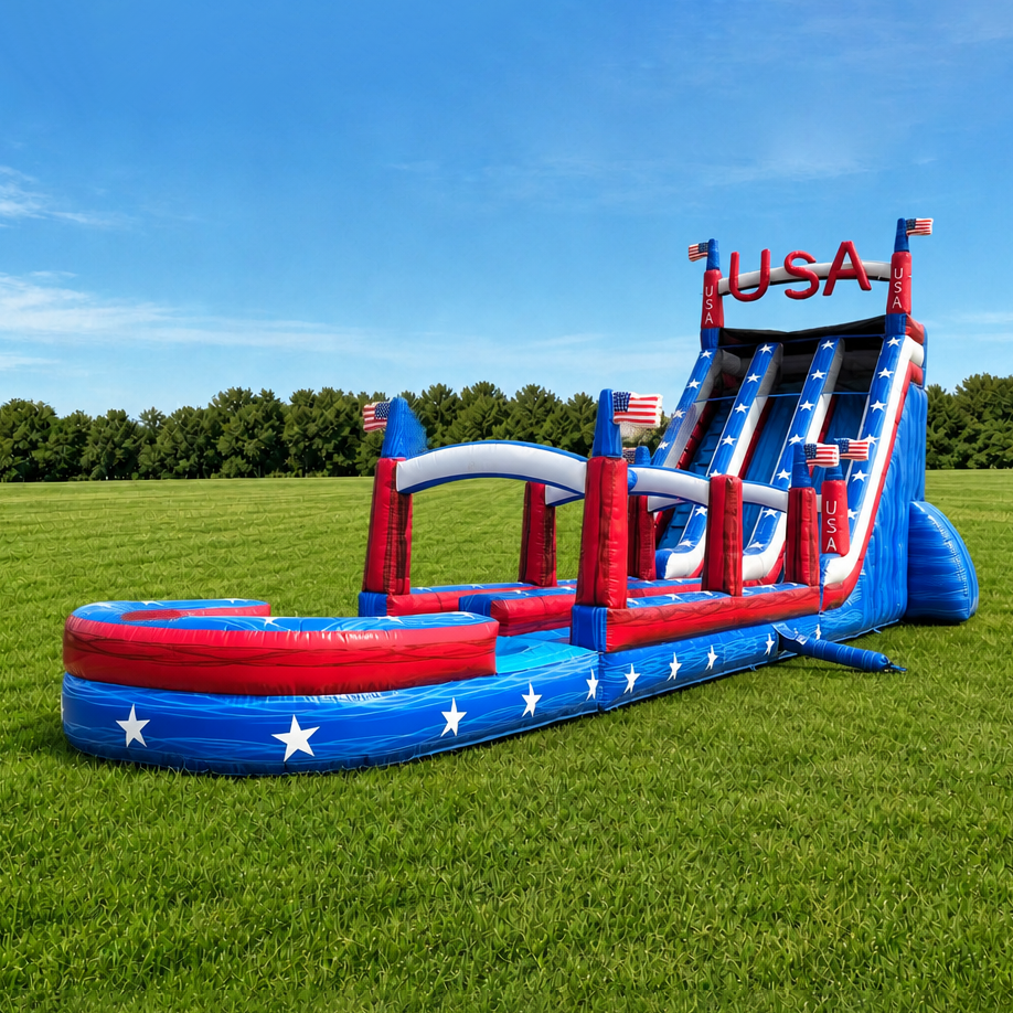 How to Choose a Giant Inflatable Water Slide for Commercial Events