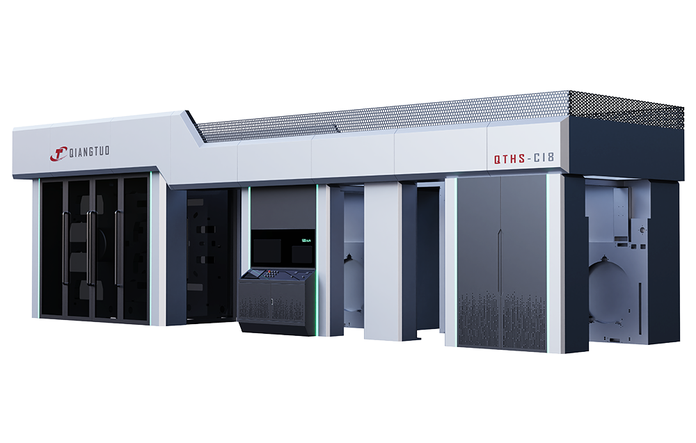 6 COLORS FULL SERVO-DRIVEN CENTRAL DRUM FLEXOGRAPHIC PRINTING MACHINE (500M/MIN)