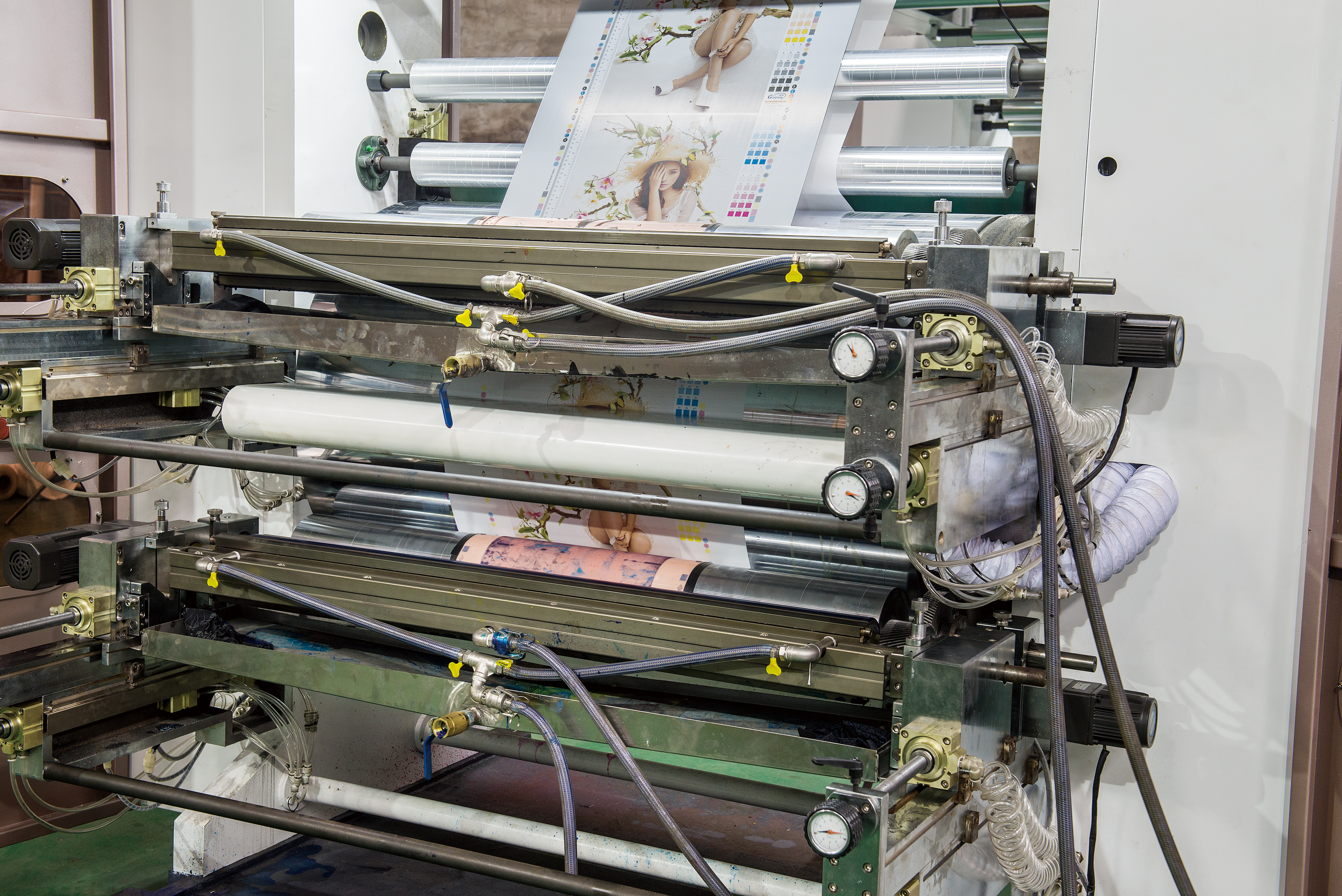 High-Performance Flexographic Printing Machine Central Drum