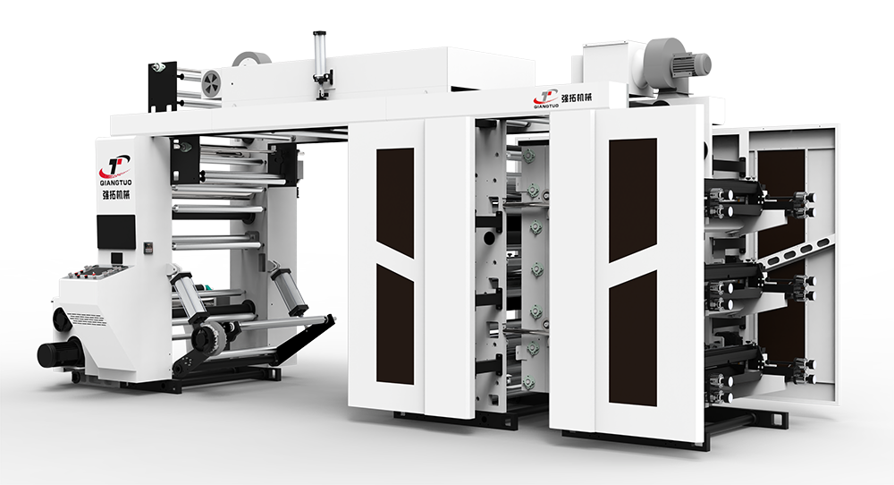 6 COLORS STACK TYPE FLEXO PRINTING MACHINE (SERVO TYPE)