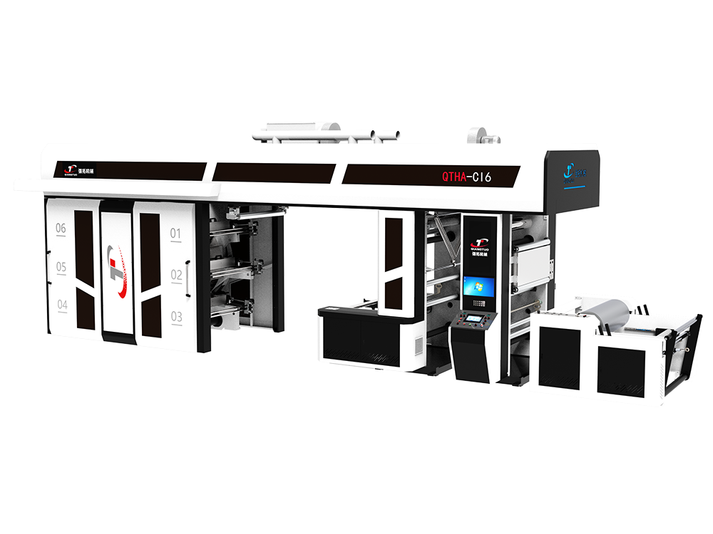 Semi-servo Satellite Flexographic Printing Machine for Roll Paper