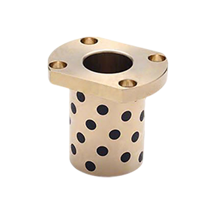 MPTNZ Trimmed H-Flange Bushing Graphite Bronze Bushing