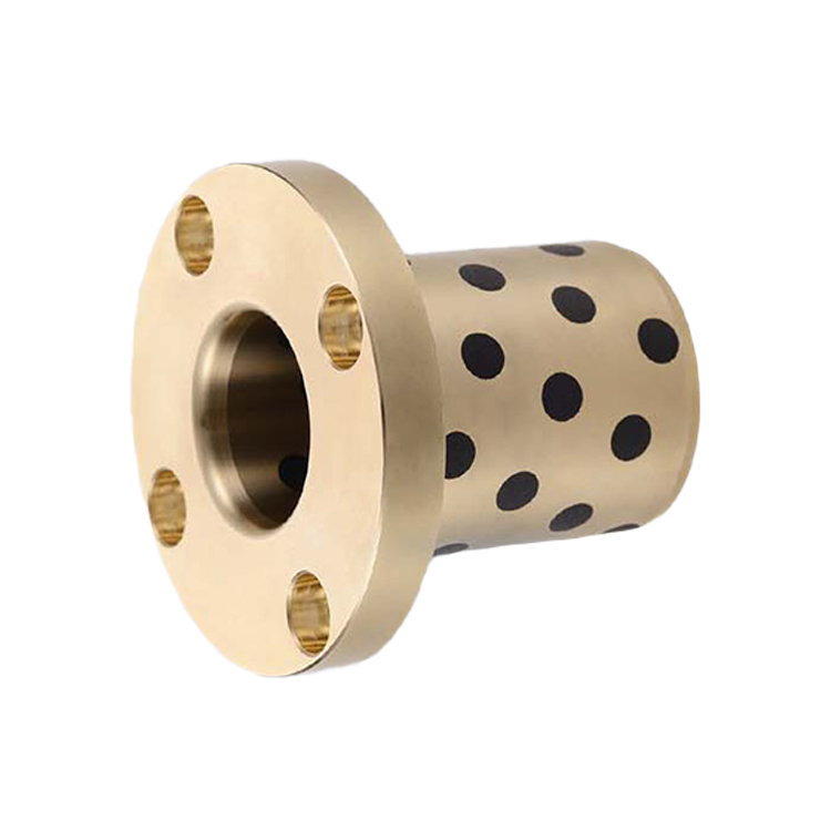 MPTZ Inner Diameter Round Flange Graphite Bronze Bushing