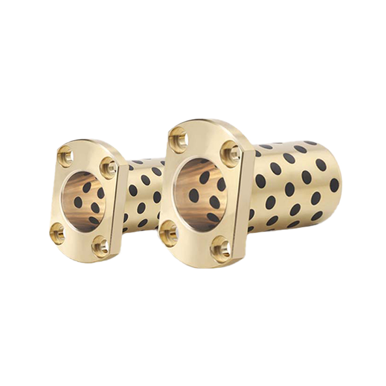 Graphite Bronze Bushing Trimmed Flange LMH