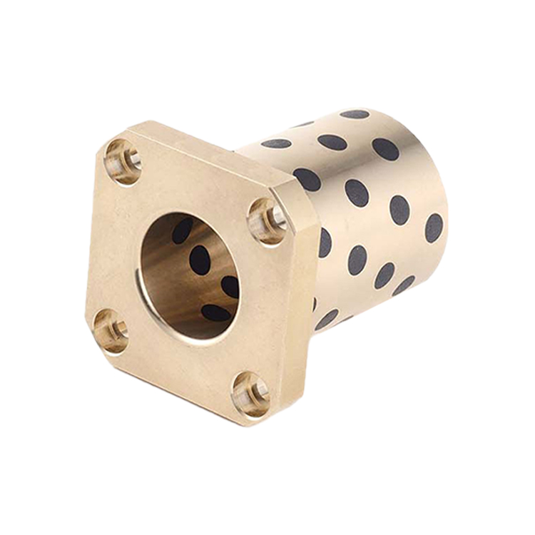 MPTSZ Square Flange Oil-Free Bushing Graphite Bronze Bushing