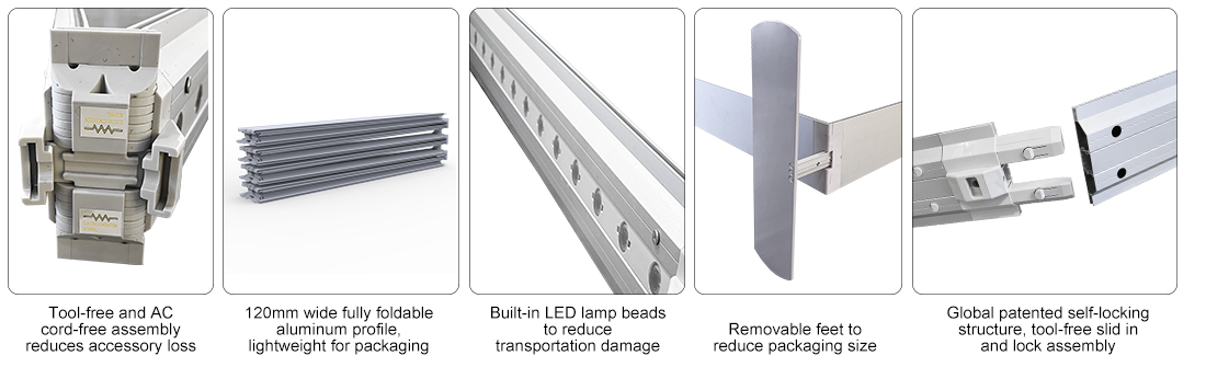Lintel 120mm folding pop-up lightbox structure.jpg