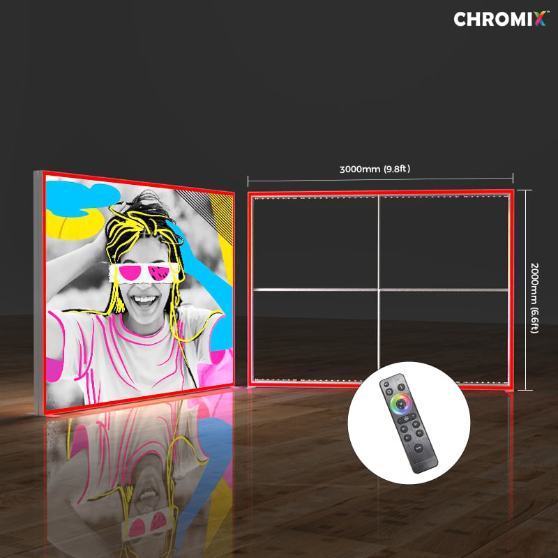 Chromix Modular RGB Edge Frame 3000x2000mm LT-ALF120F