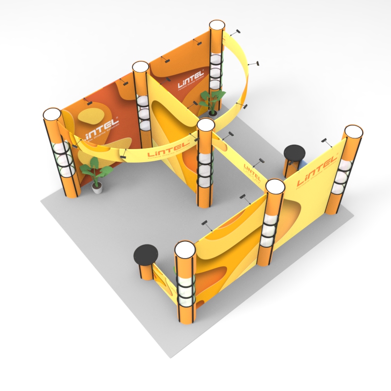Twister Tower Tube Frame Booth