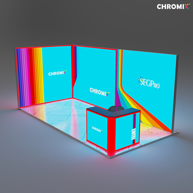Chromix L-Shape RGB Edge Frame Counter LT-ALF120F-TA1