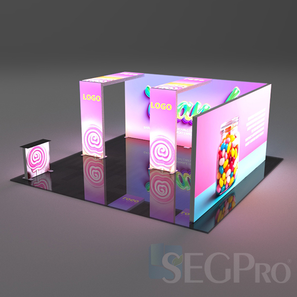 Comment choisir les bons matériaux pour votre présentoir de stand de salon professionnel de 10 pi x 10 pi