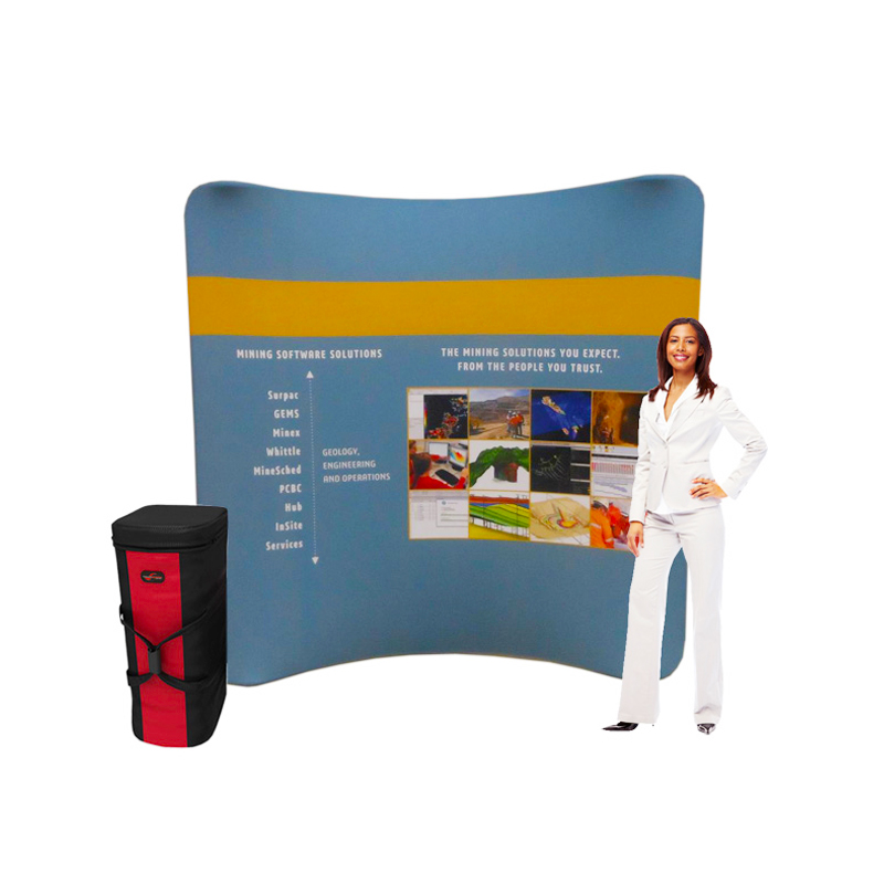 10ft*8ft Curved Tension Fabric Display LT-24