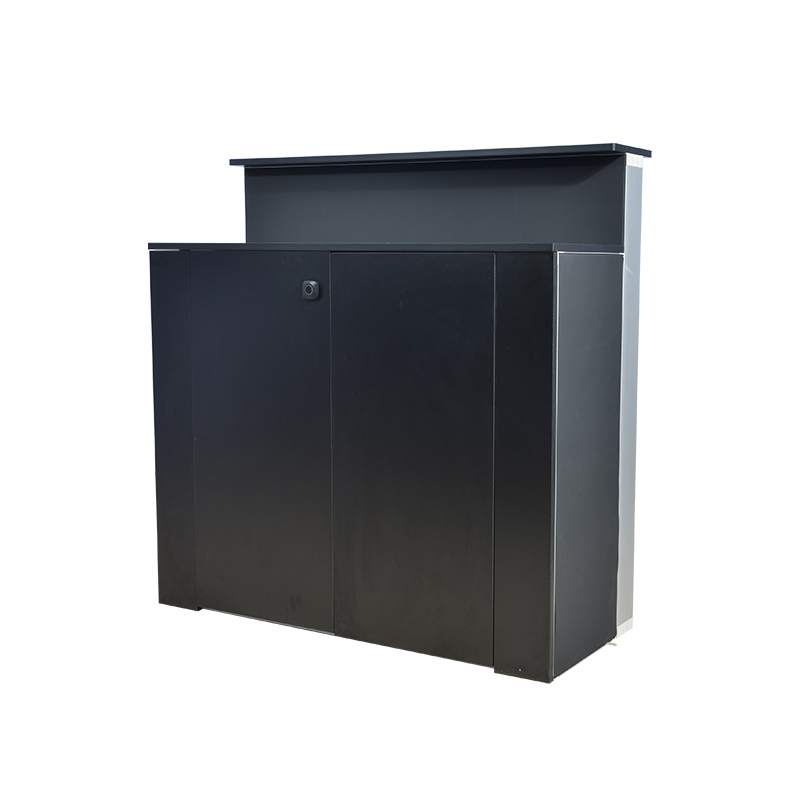 85mm Dual Countertop Light Box Counter with Fingerprint Lock and Shelf LT-ALF85-TB