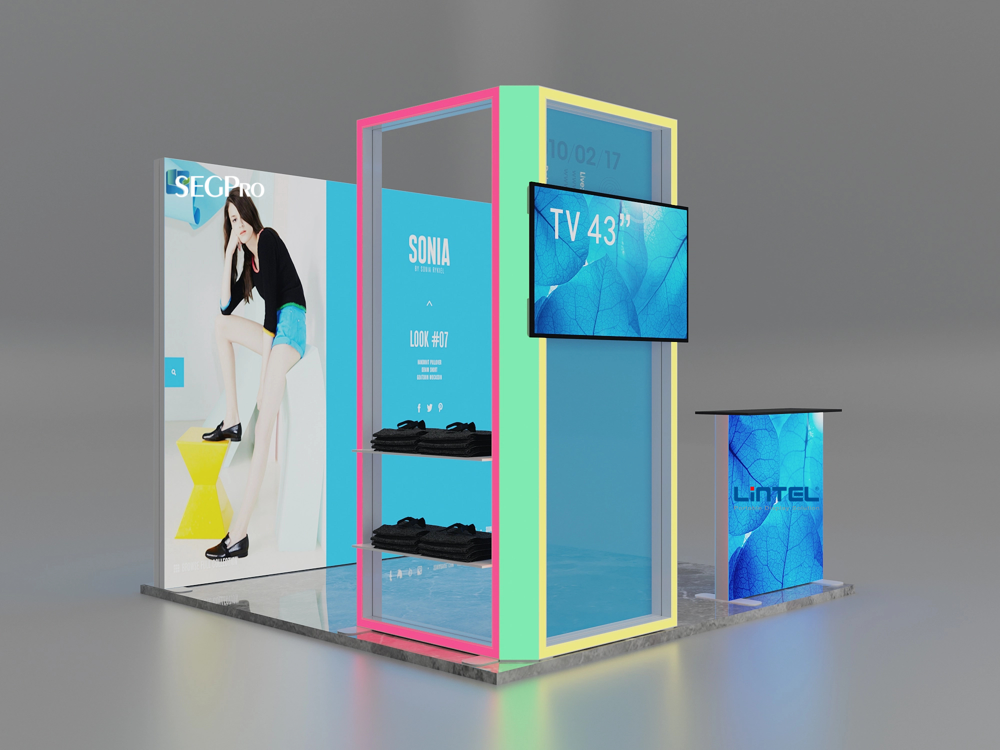 Lintel 120mm RGB Frame SEG Light box booth.jpg
