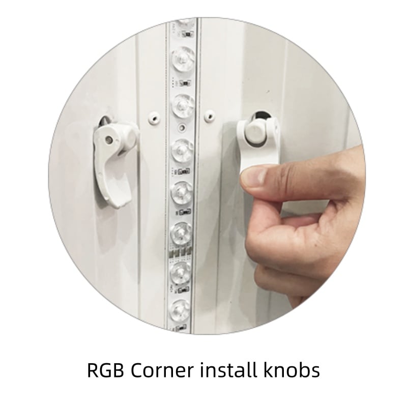 RGBコーナー取引会展示用ハンギングライトボックス