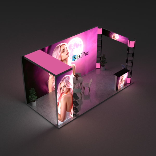 Comment choisir les bonnes couleurs pour le fond de votre stand de salon professionnel ?