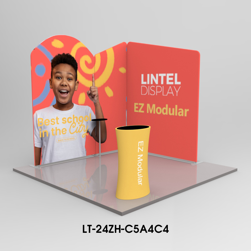 3M*3M Tension fabric trade show booth kit LT-24ZH-C5A4C4
