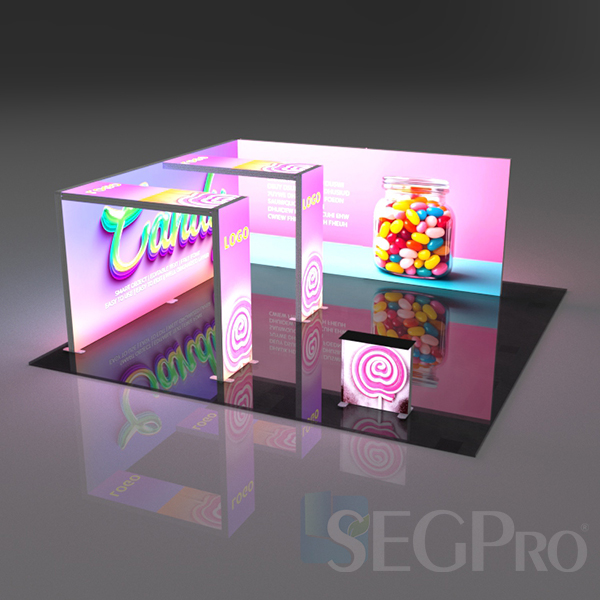 Comment concevoir un stand de salon professionnel de 10 pi x 10 pi attrayant pour un impact maximal