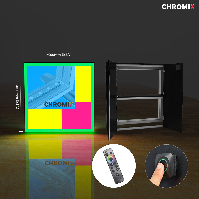 Chromix RGB Edge Frame Storage Counter LT-ALF120F-TA3