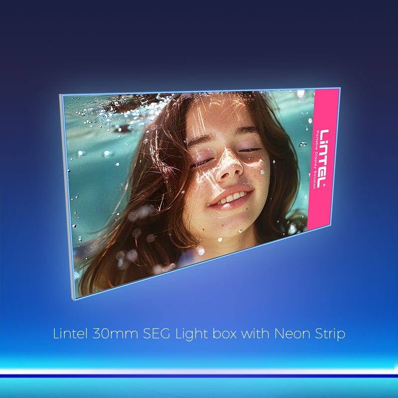 30mm Backlit Wall Mounted Light Box