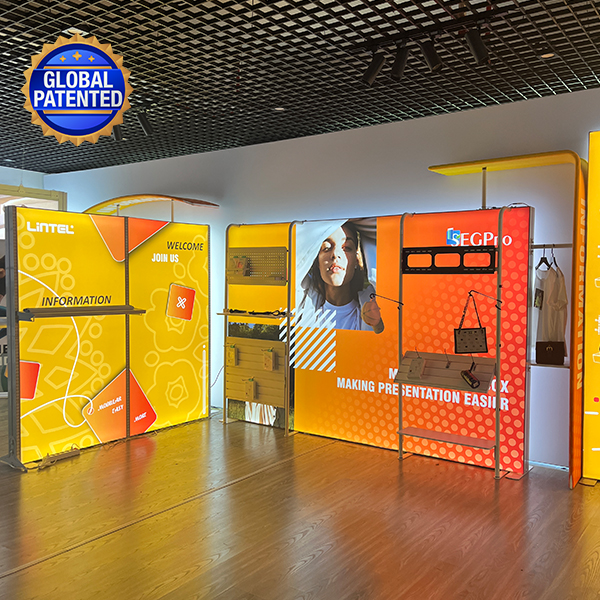 Lintel 120mm backlit trade show display booth with AA Column and retail Tube frame display.jpg