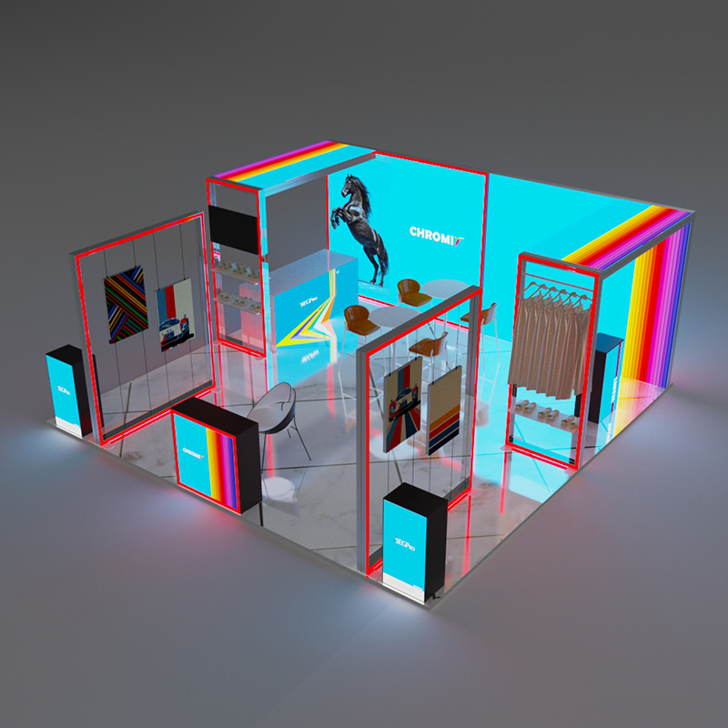 Chromix RGB Edge Frame Storage Counter LT-ALF120F-TA3