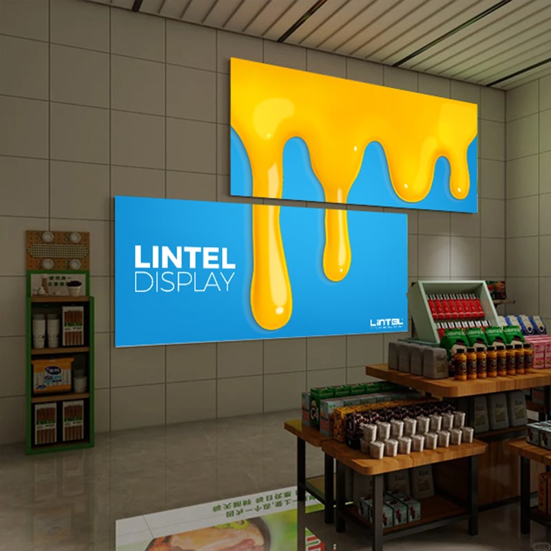 80mm Wall Mounted Backlit\Edgelit Light Box